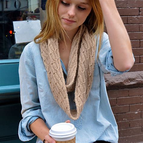 Ravelry Ropes Beach Infinity Scarf Or Cowl Pattern By Angela Hahn