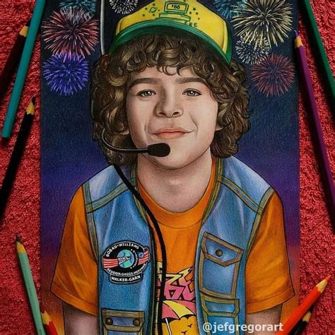 Stranger Things Dustin By Jef Gregorio Art Jefgregorart Season 3