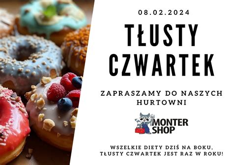 Tłusty Czwartek 2024 w Monter Shop