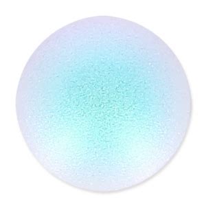 PureCrystal 5817 Cabochon 8mm Iridescent Light Blue Pearl Perles Co