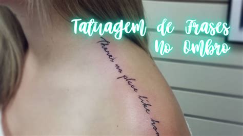 Tatuagem de Frases No Ombro Frases e 37 Inspirações 2024