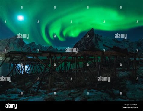 lofoten, aurora borealis, lofotens Stock Photo - Alamy