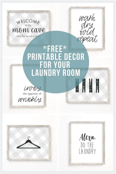 Free Laundry Room Printables Artofit