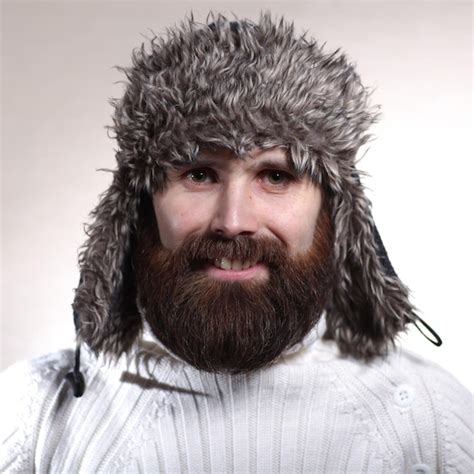 Premium Photo Portrait Of A Bearded Wearing Hat Lumberjack Brutal