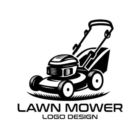 Premium Vector Lawn Mower Vector Logo Design