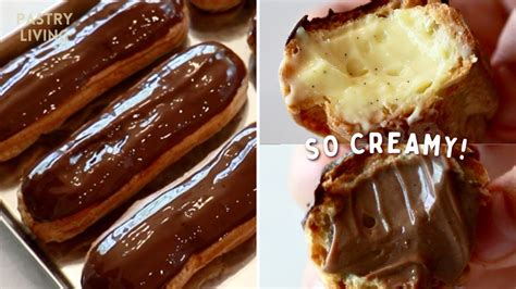 How To Make Amazing Eclairs With Simple Fillings Youtube