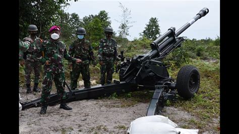 PENEMBAKAN MERIAM HOWITZER 105 MM LATPASRAT DABO SINGKEP 2021 YouTube