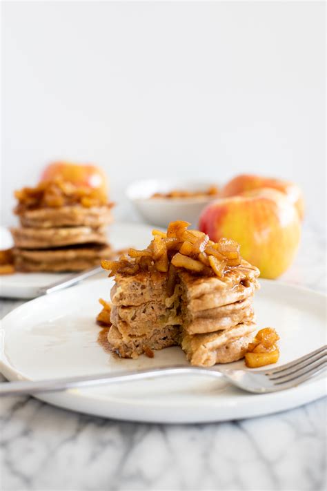 Cozy Apple Cinnamon Pancakes Recipe With Apple Topping