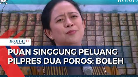 Ketua Dpp Pdip Puan Buka Suara Soal Peluang Duet Ganjar Prabowo Tak