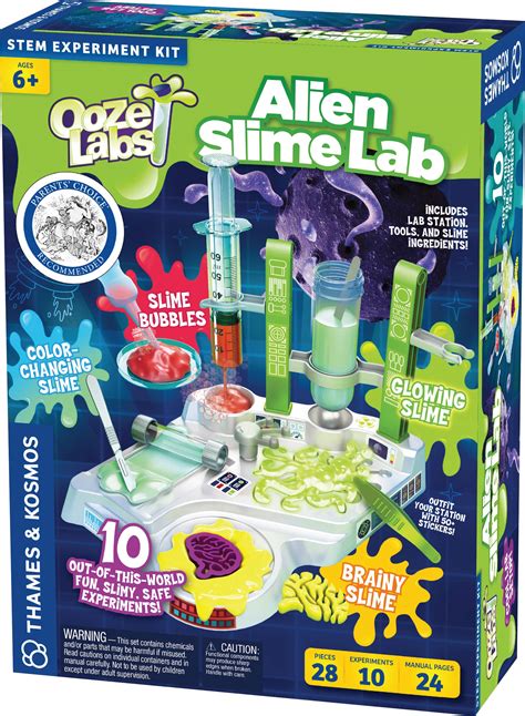 Buy Thames And Kosmos Ooze Labs Alien Slime Lab Science Experiment Kit And Lab Setup 10