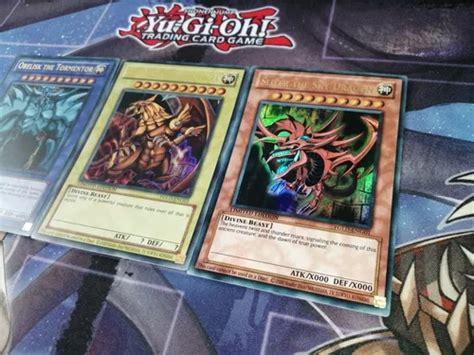 Dioses Egipcios Slifer Obelisk Ra Yugi Oh Originales En Venta En San