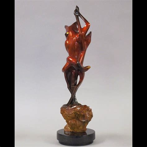 "Cover Girl" - A Bronze Fox Sculpture in the Desk Buddies Series