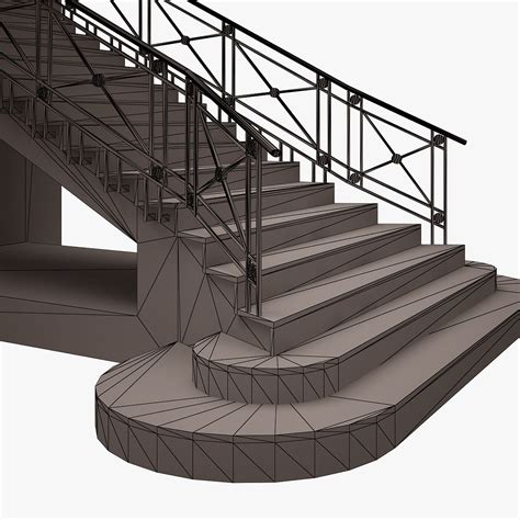 Escalier 06 Modèle 3d 19 Max Fbx Obj Free3d