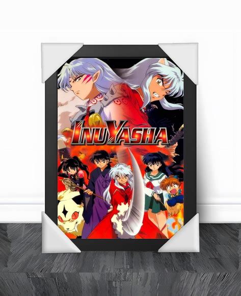 Quadro Decorativo A4 Anime Inuyasha Elo7 Produtos Especiais