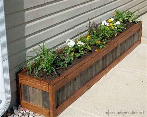 Planter Boxes Made From Wooden Pallets Pallett Wood Projects Diy