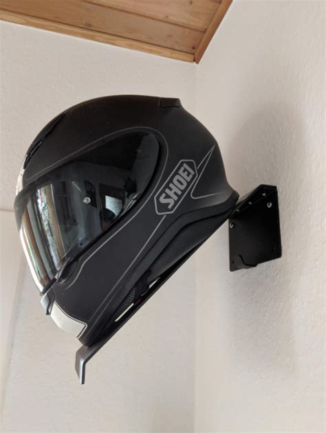 Helmet Wall Mount Hanger Rack Display Lock Holder Moto Accessories Bestunt Ebay