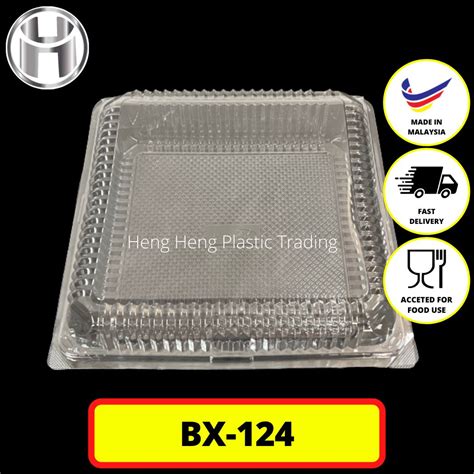 Benxon Bx Disposable Square Plastic Tray Transparent Plastic