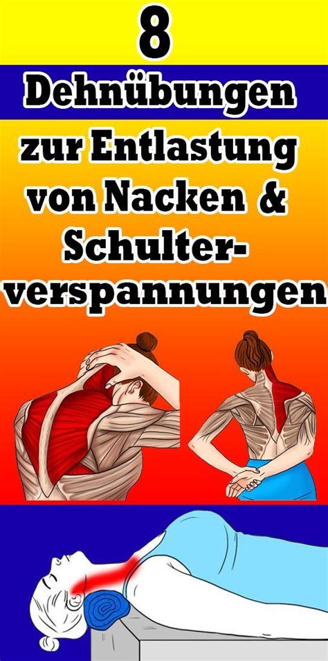 Dehn Bungen Zur Entlastung Von Nacken Und Schulterverspannungen