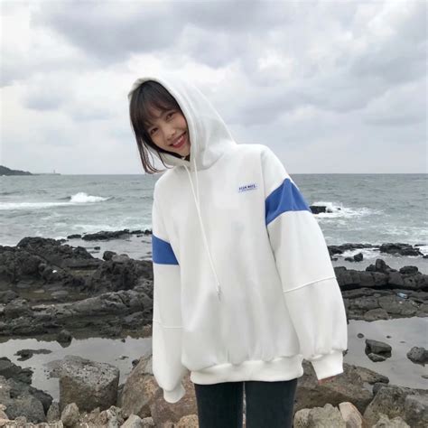 Autumn 2019 Winter Harajuku Korean Style Women Sweatshirt Fashion Bts