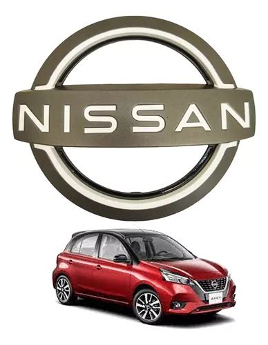 Emblema Parrilla Nissan March Gris Blanco Mercadolibre