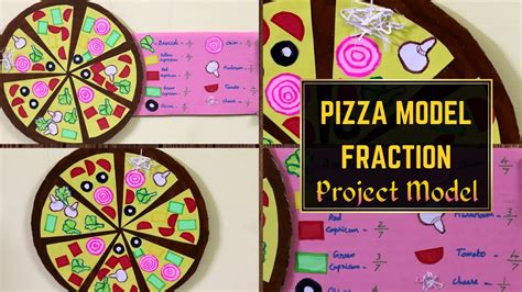 Fraction Pizza Project Fraction Activity Maths Working Model