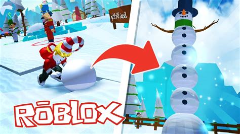 EL HOMBRE DE NIEVE MAS GRANDE SNOWBALL SIMULATOR ROBLOX BEBE MILO