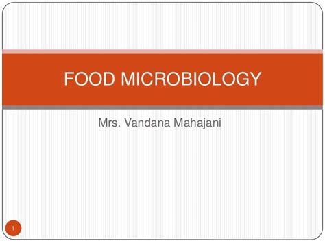 Food Microbiology