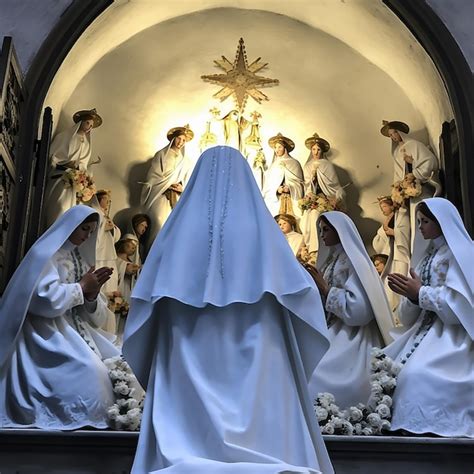 Sant Sima Virgen Mar A Ruega Por Nosotros Generativa Ai Foto Premium