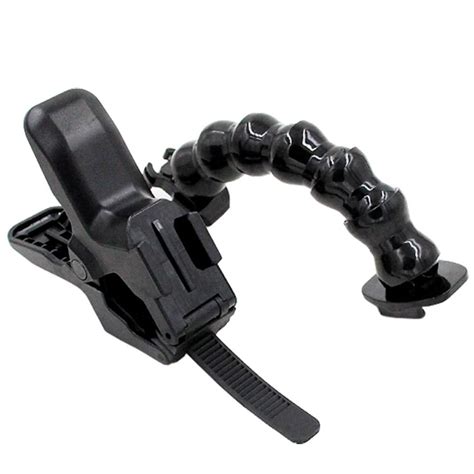 Telesin Jaws Flex Clamp Mount Holder With Adjustable Neck For Gopro