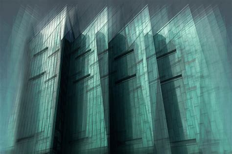 Green University Building In Sheffield Digital Art By Arro Fineart