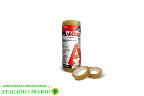 FITA ADESIVA PP 12MMX30M MEL ADEREX 10UNI 731I Atacado Libardi