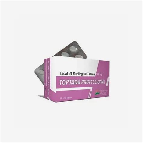 Toptada Professional Tablet 20 Mg At Rs 100 Stripe In Nagpur ID