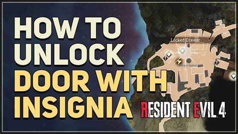 How To Unlock Door With Insignia Resident Evil 4 Remake YouTube