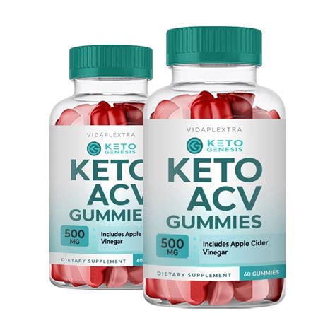 Keto Genesis Gummies Natural Weight Loss Keto ACV Gummies 2 Pack