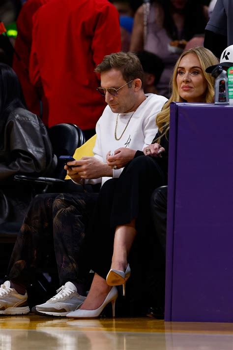 Adele And Rich Paul At La Lakers Playoffs Game In Los Angeles