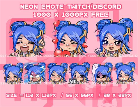 Neon Valorant Twitch Emotes Pack Neon Valorant Twitch Emotes Etsy España