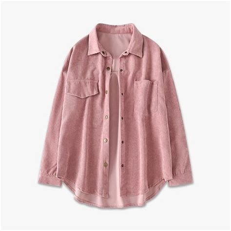 Jual YURUMA Atasan Korea Kemeja Blouse Korduroi Desain Retro Wanita