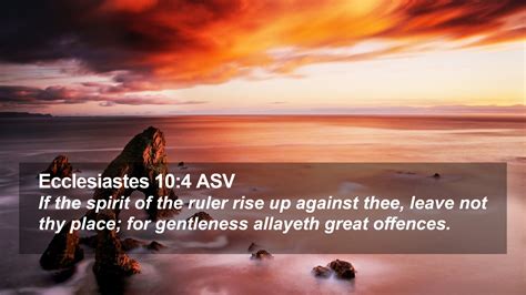 Ecclesiastes 10 4 ASV Desktop Wallpaper If The Spirit Of The Ruler