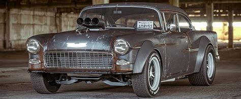 1955 Chevy 210 Gets Two Lane Blacktop Hot Rod Look In Retro Rendering Autoevolution