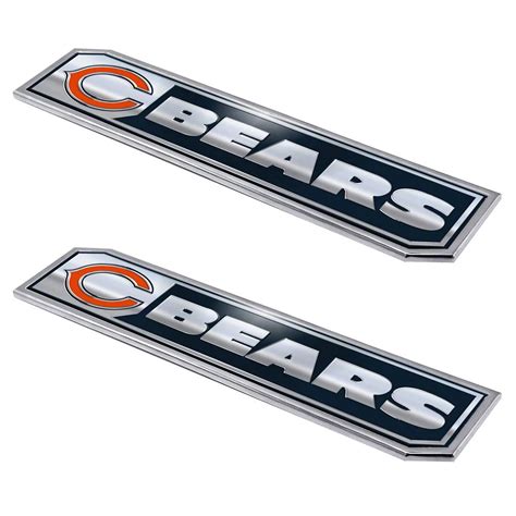 Charger Chicago Bears Embossed Emblems Blue Universal Some