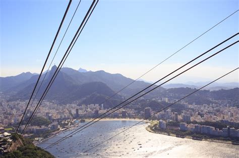 Vue Depuis La Station De T L Ph Rique Du Pain De Sucre Rio De Janeiro