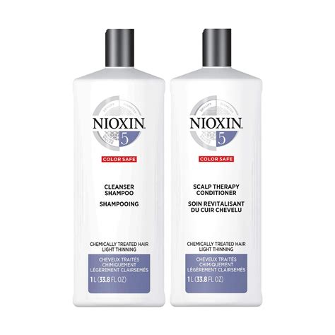 Nioxin Nioxin System 5 Cleanser And Scalp Therapy Conditioner Duo 33 8 Oz