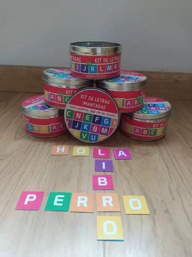 Juego De Letras Imantadas Abc Niños Regalo MercadoLibre