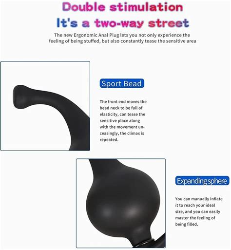 Silicone Inflatable Anal Plug SQ LATEXSM