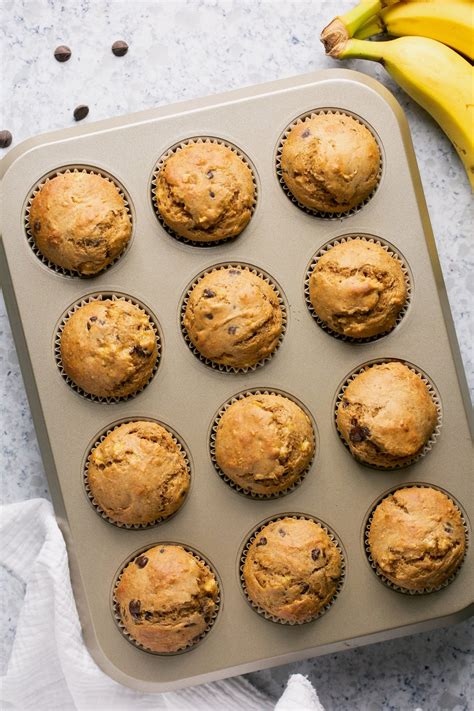 Easy Healthy Banana Protein Muffins Recipe Marys Whole Life