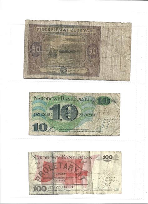 Z Otych Banknot Maja Roku Banknoty Prl Z I Z