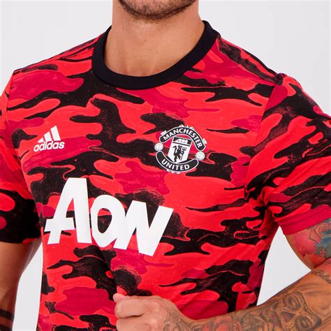 Camisa Adidas Manchester United Pr Jogo Vermelha Futfanatics