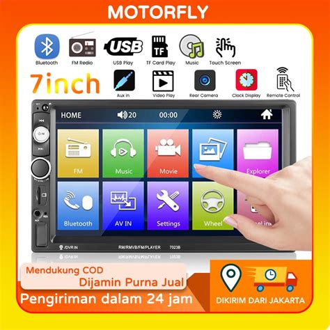 Jual 2 Din Mobil Multimedia Player Mobil Radio Video MP5 Player Layar