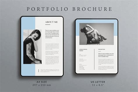 Portfolio Brochure Template Design Cuts