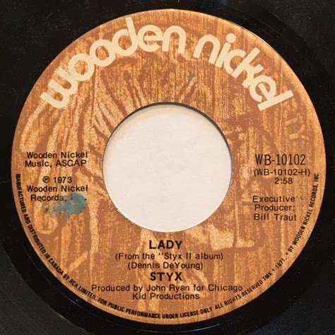 Styx - Lady (1974, Vinyl) | Discogs